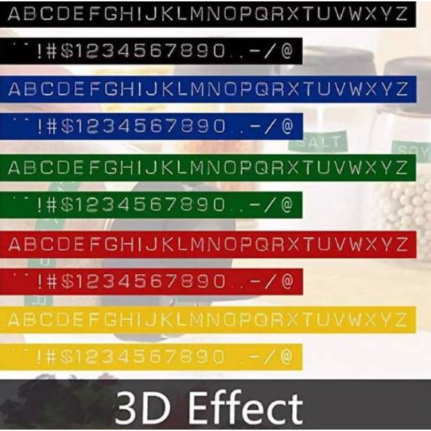 

[PROMO MWW96] Refill Tape label maker 3embossing 9mm (untuk Dymo,Motex,Cidy) merk CIDY Harga Obral