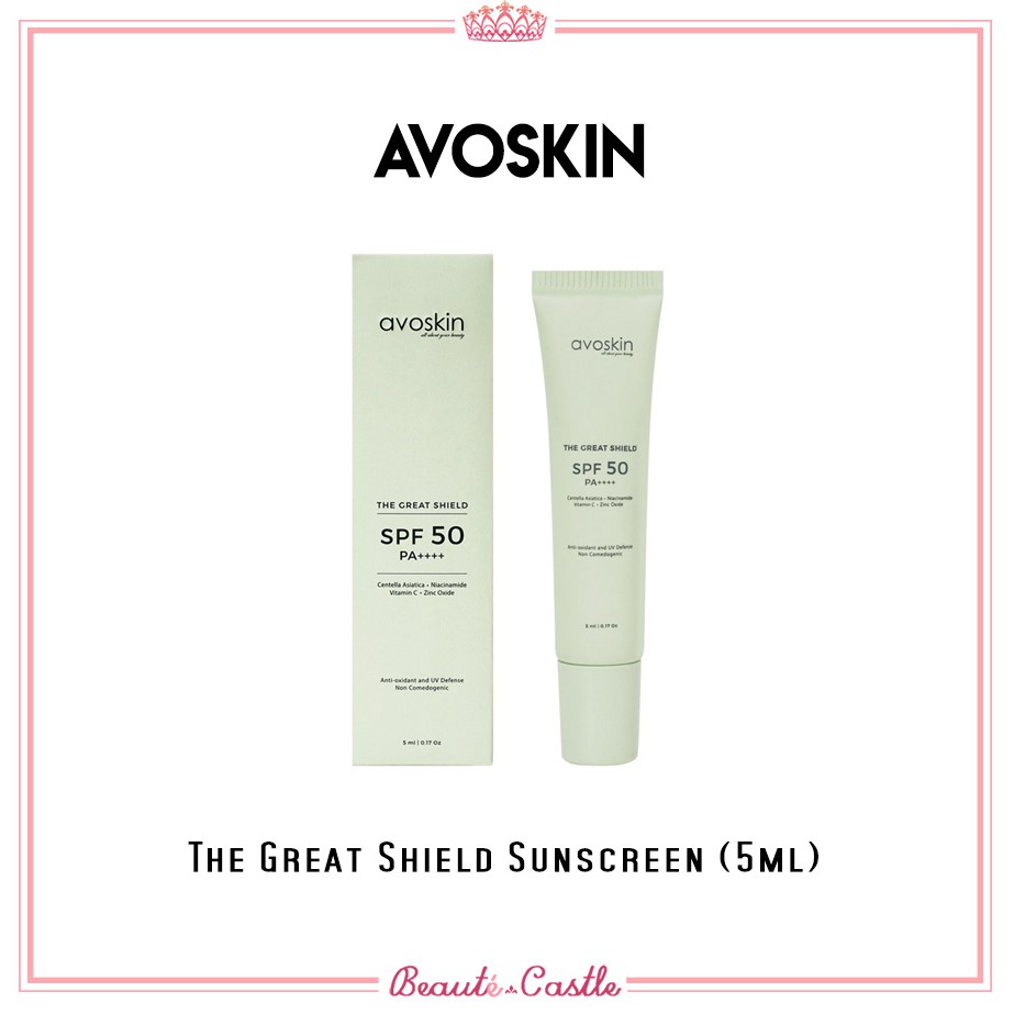 [BPOM] AVOSKIN The Great Shield Sunscreen/Sunscreen Gel/Tabir Surya/Sunblock