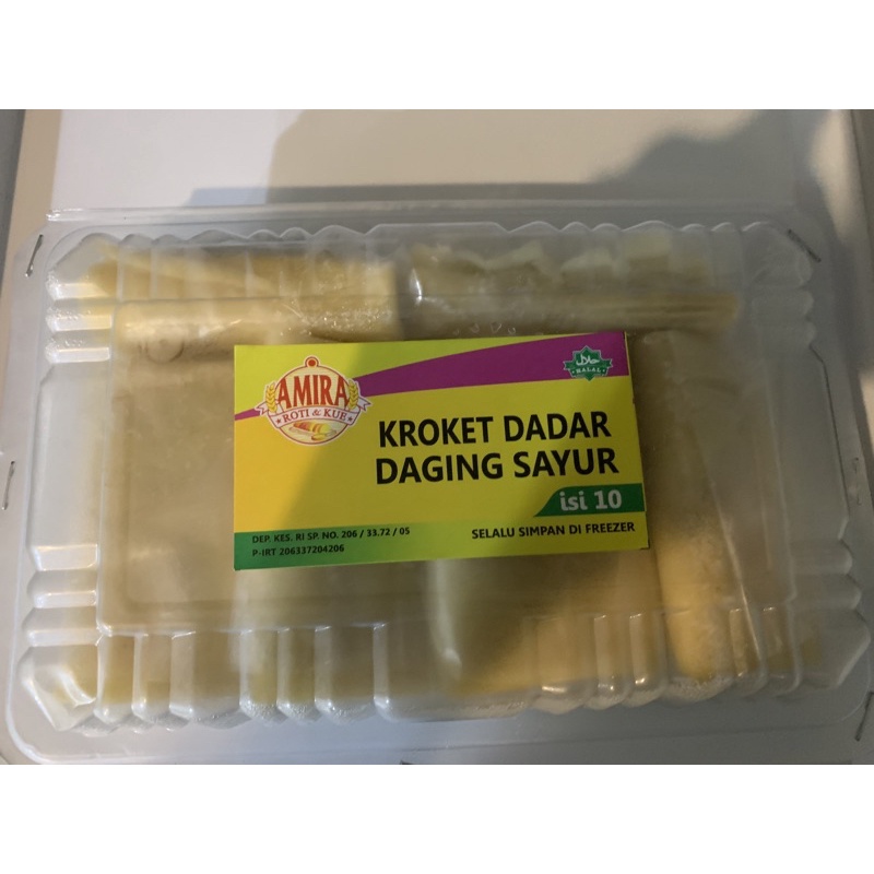 

kroket dadar daging sayur frozen (isi 10)
