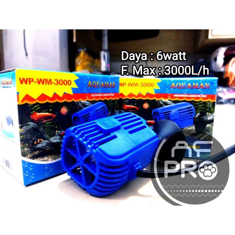 Promo murah pompa arus ombak AQUAMAN WAVE MAKER WP WM 3000