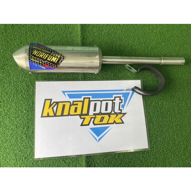 Silencer Only knalpot norifumi/fmf 2tak Suzuki Ts 125-Satria Udang-DT100/125 Ninja Trail Fizr Satria