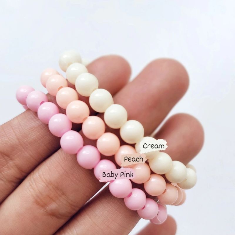 Gelang Nama untuk Anak - Manik Mote ukuran 6mm