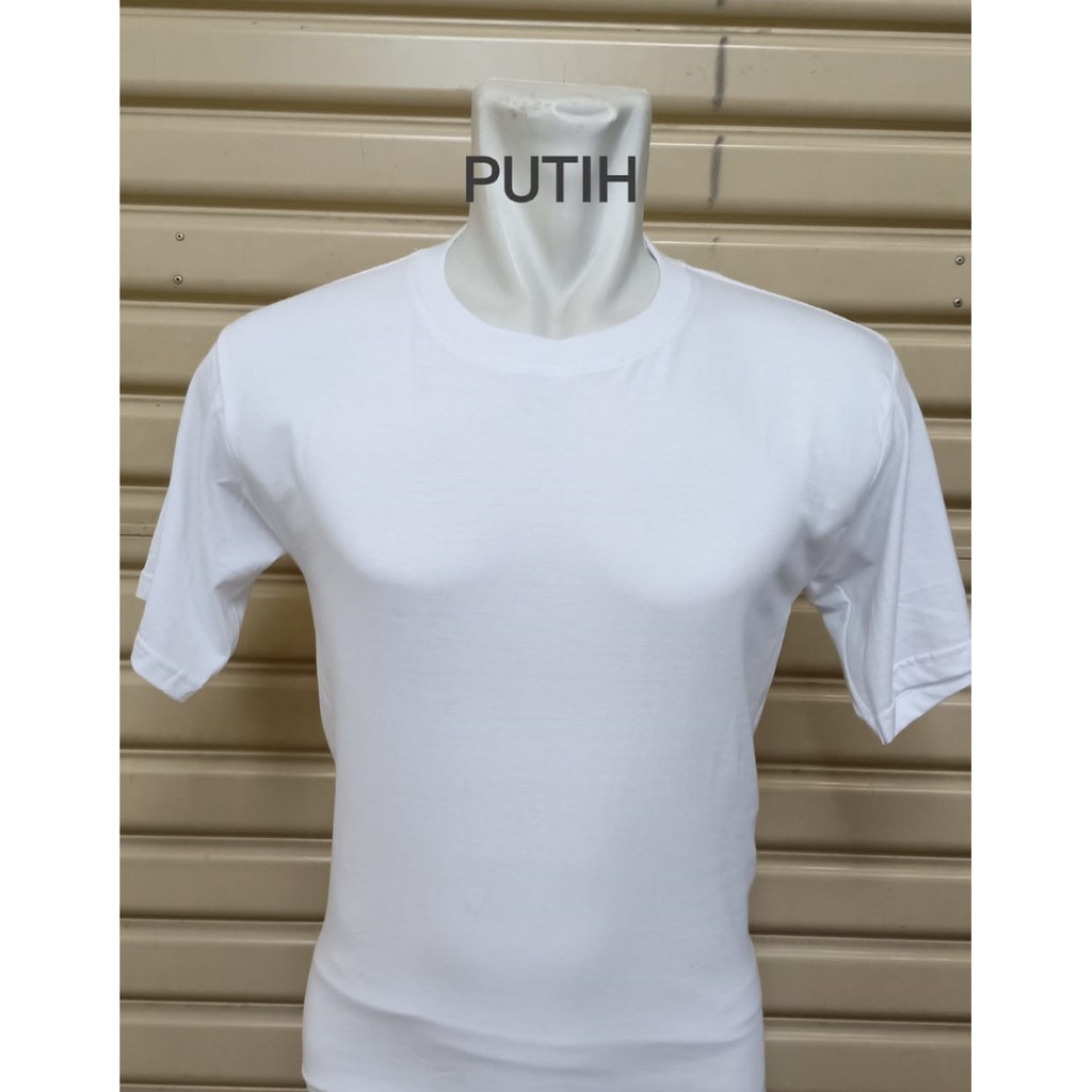 KAOS POLOS COTTON COMBED 30S 100% KATUN PREMIUM