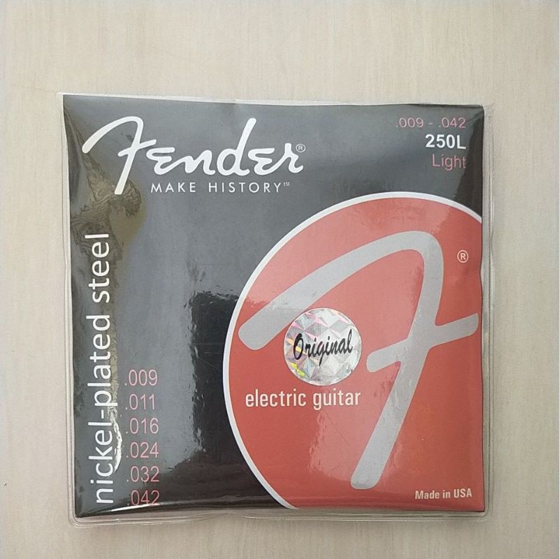 senar gitar fender original 009