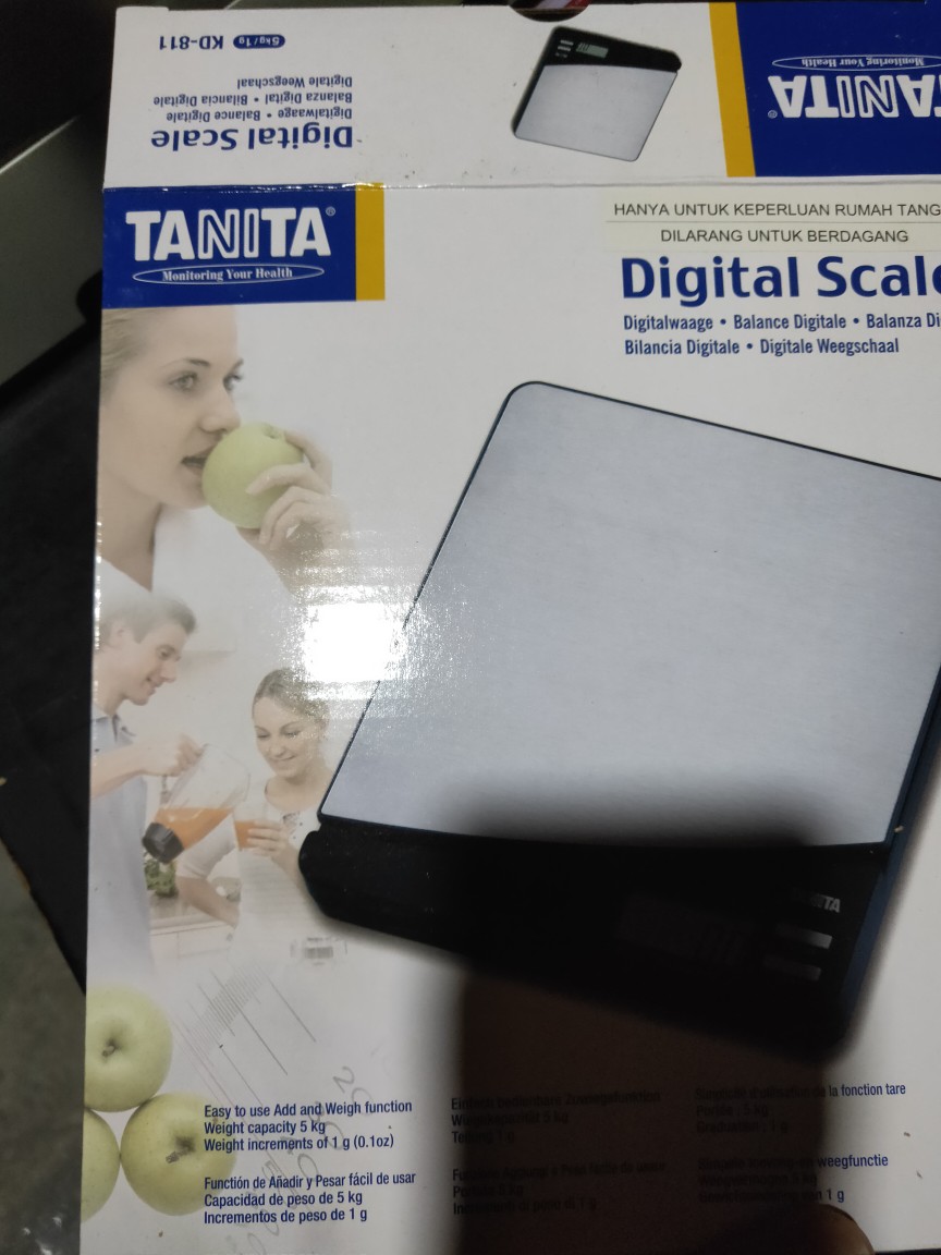 Tanita Kd 810 /811  Timbangan Digital Kapasitas 5 Kg