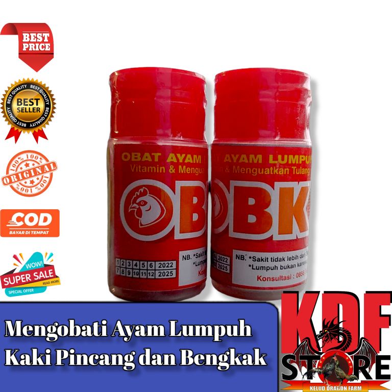 OBK Lumpuh - Obat Ayam Lumpuh Nyeri & Pincang - 14 Kapsul