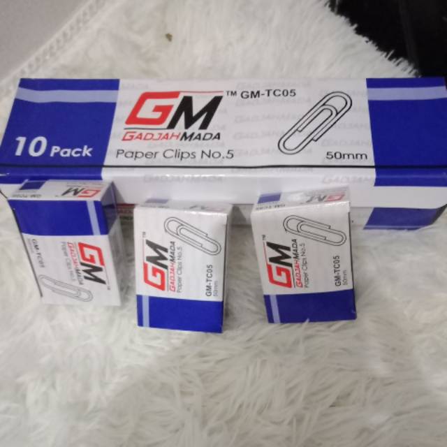 

G M PAPER CLIP NO 05 50MM