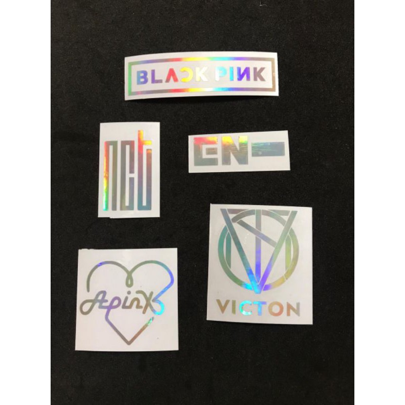 

Sticker Hologram Logo Group K-pop