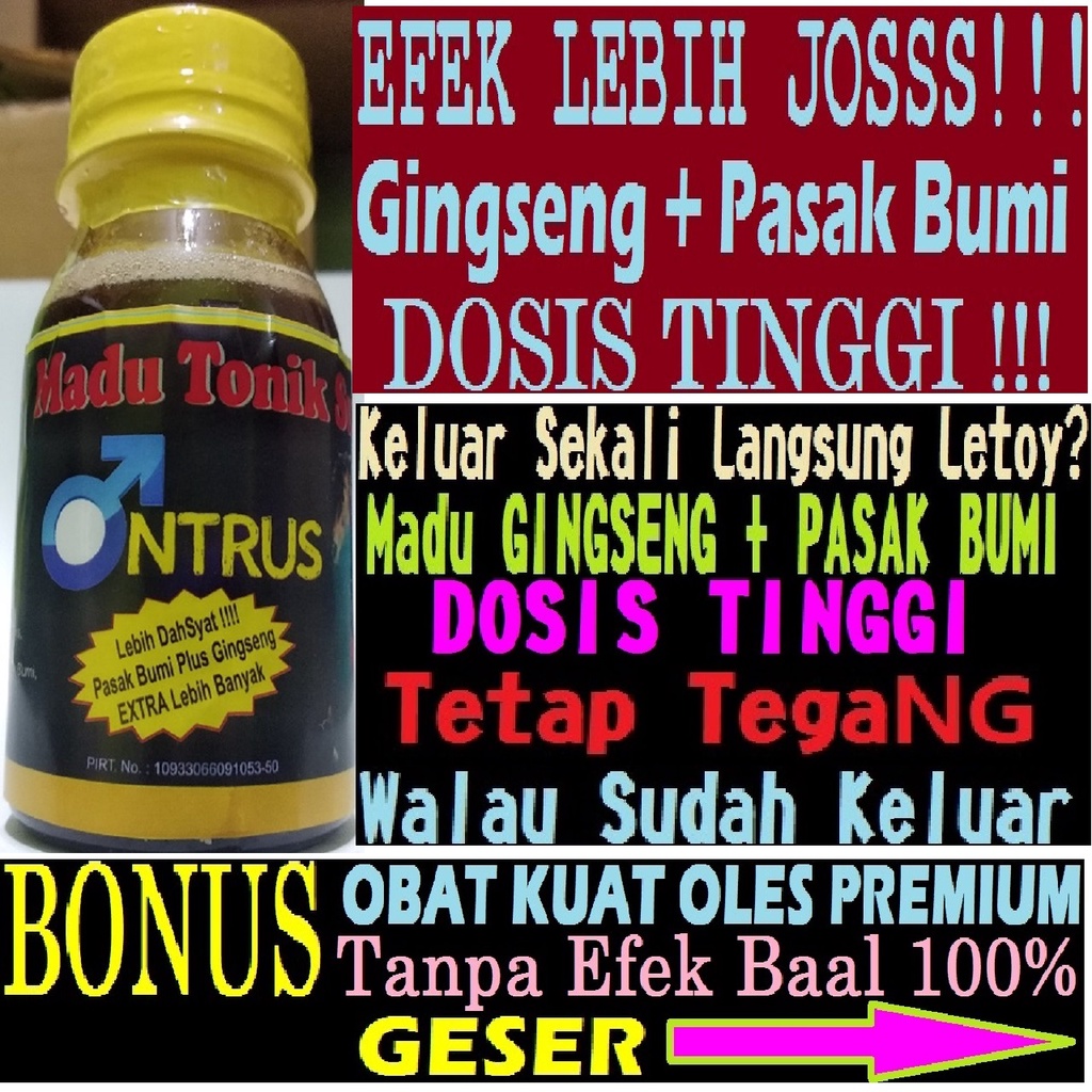 Madu Stamina Pria Obat Kuat Ereksi Tahan Lama Asli Cap Tjap Kuda Original