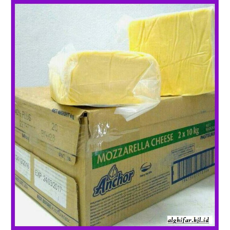 

Ujekujek- Keju Mozarella Anchor 20Kg -Original.