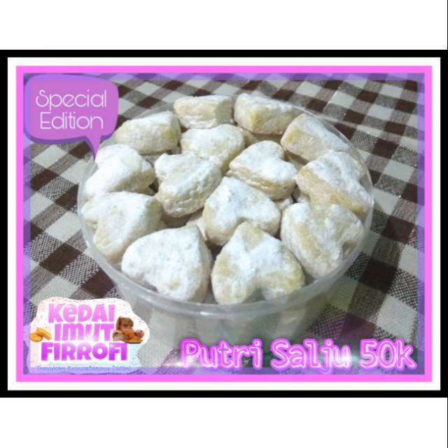 

Kue Kering Putri Salju Kue Lebaran Bentuk Love