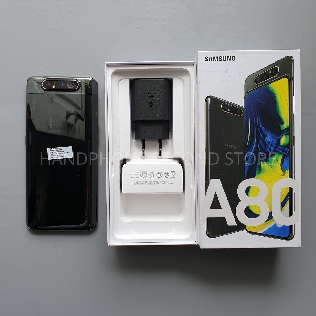 HANDPHONE SAMSUNG A80 8/128GB FULLSET SECOND SEKEN BEKAS MURAH-1