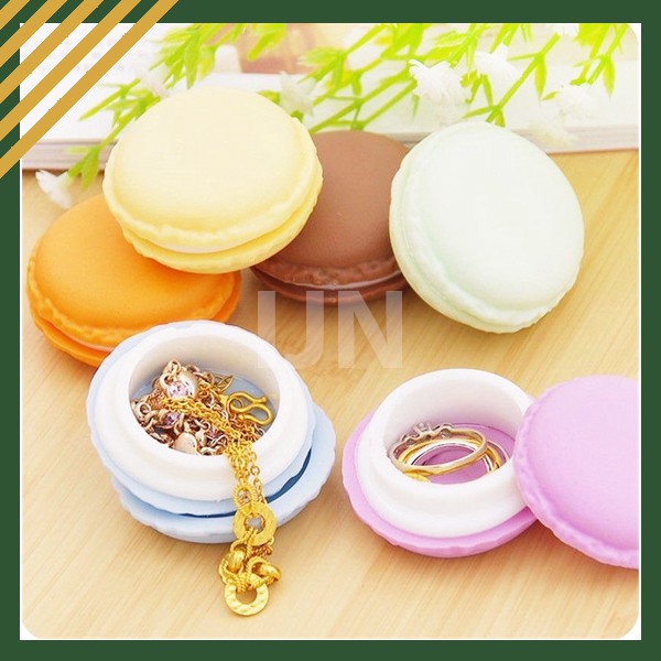 Kotak Mini Tempat Penyimpanan Multifungsi Accessories Motif Macaroon Murah IJN Plaza