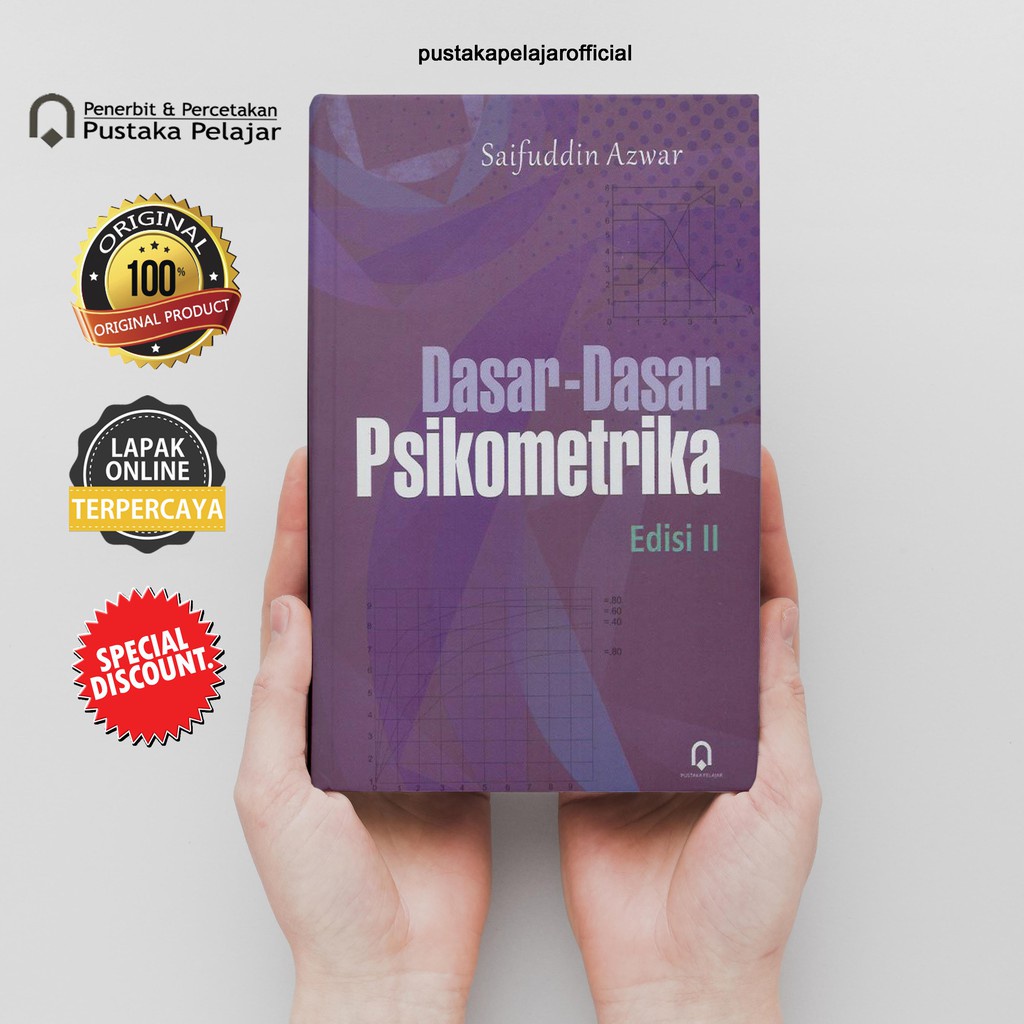 Jual BUKU DASAR-DASAR PSIKOMETRIKA EDISI 2 / SAIFUDDIN AZWAR / PUSTAKA ...