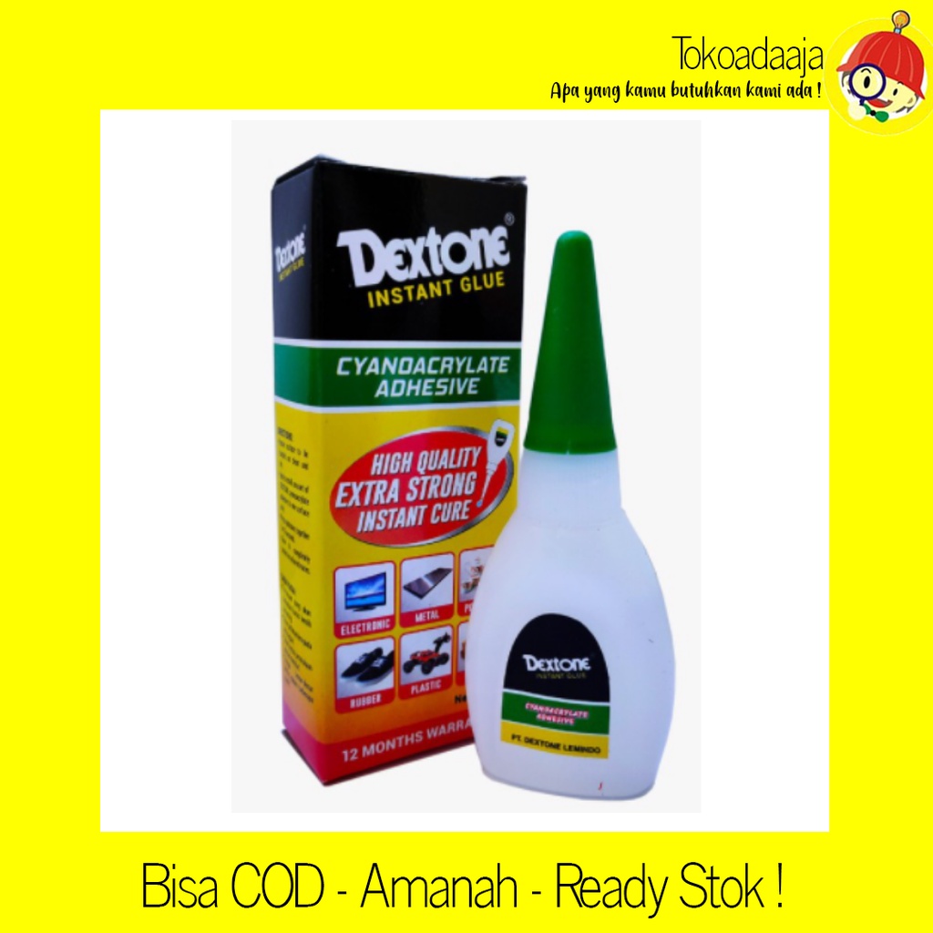 

Lem Tetes Dextone / Lem Korea / Lem Tetes Instant /Cyanoacrylate Glue