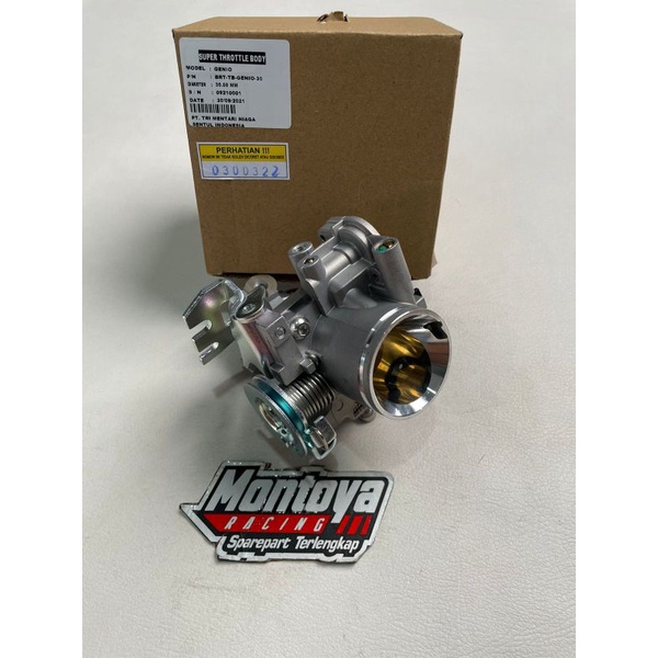 Throttle Body BRT Genio 30 mm