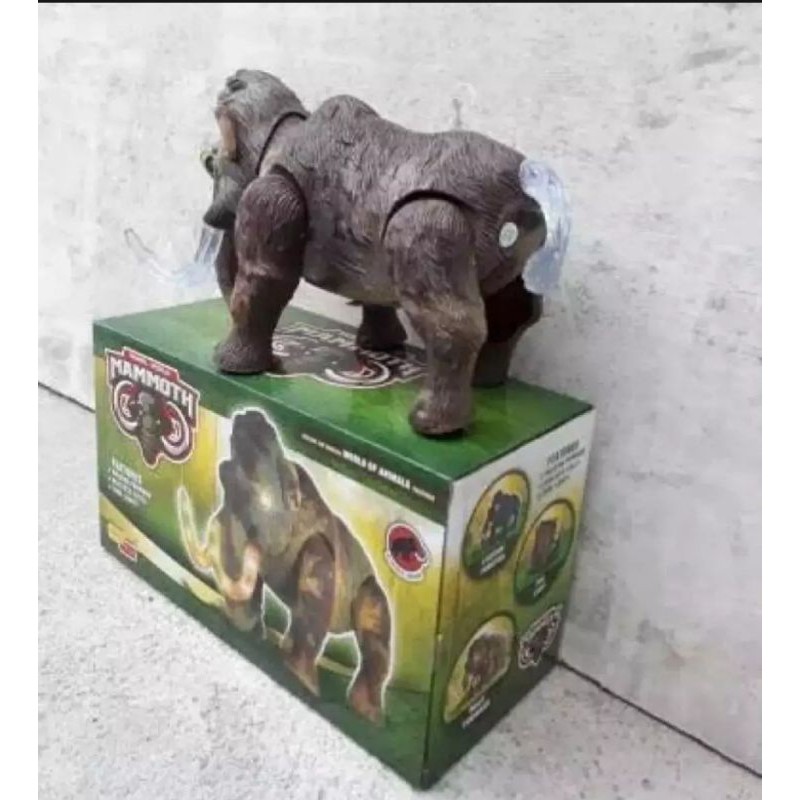 MAINAN ANAK ROBOT GAJAH MAMMOTH BATERAI