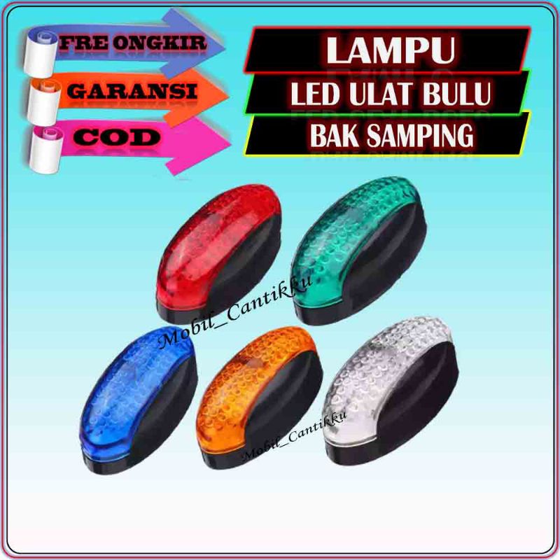 Variasi Lampu Led Ulat bulu Samping Truk Truck Canter 10 Volt / 30V
