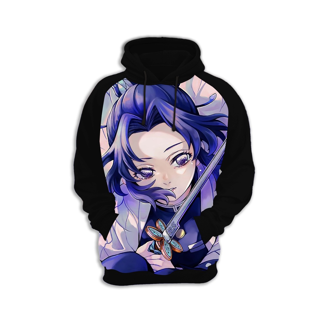 JAKET HOODIE KIMETSU NO YAIBA SHINOBU KOCHO 3D