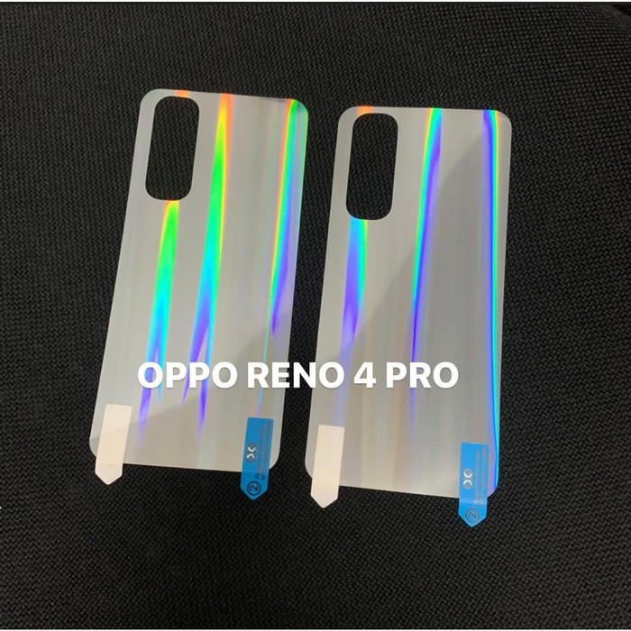 OPPO RENO 4 / RENO 4 PRO / RENO 4F BACK SKIN AURORA ANTI GORES BELAKANG