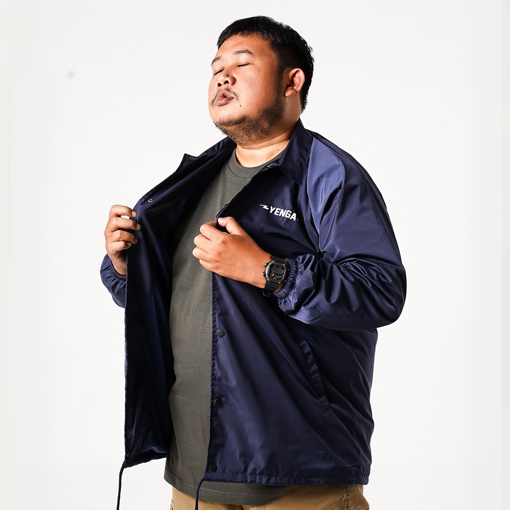 Coach Jacket Navy Pria