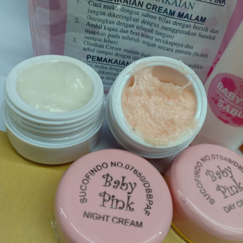 PAKET CREAM BABY PINK 15GR BAGUS SEGEL