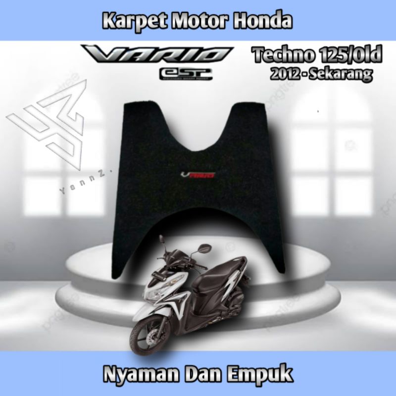 Karpet motor vario techno 125 old 2012/karpet vario 125 old bohlam/pijakan kaki vario techno 125 old