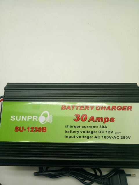 Charger Battery SU-1230B / Cas Aki Sunpro SU 1230B