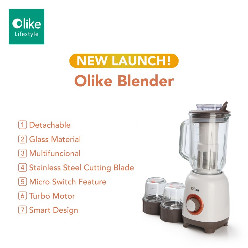 Olike Blender Kaca 3in1