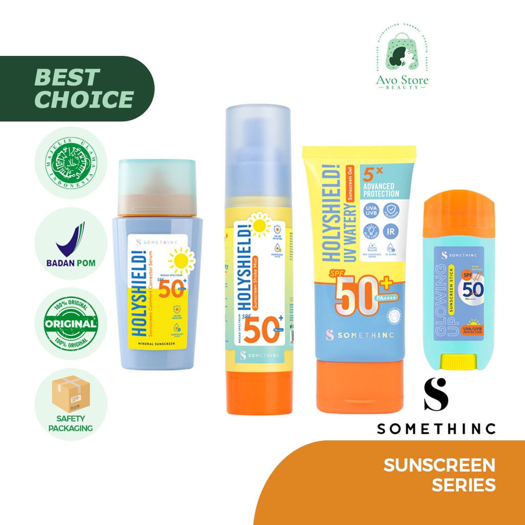 Somethinc Sunscreen Stick, Sunscreen Shake Mist, Sunscreen Comfort Corrector