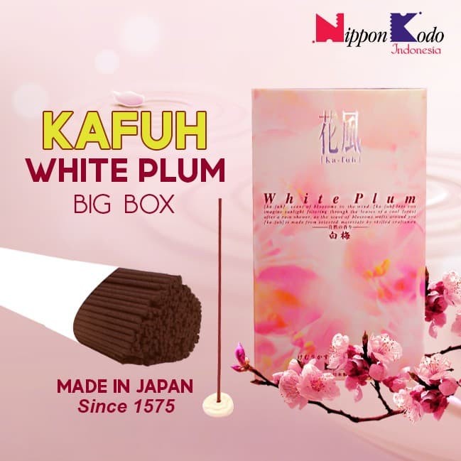 Dupa/Hio Jepang wangi aromatepi nippon kodo Ka-fuh White Plum Large