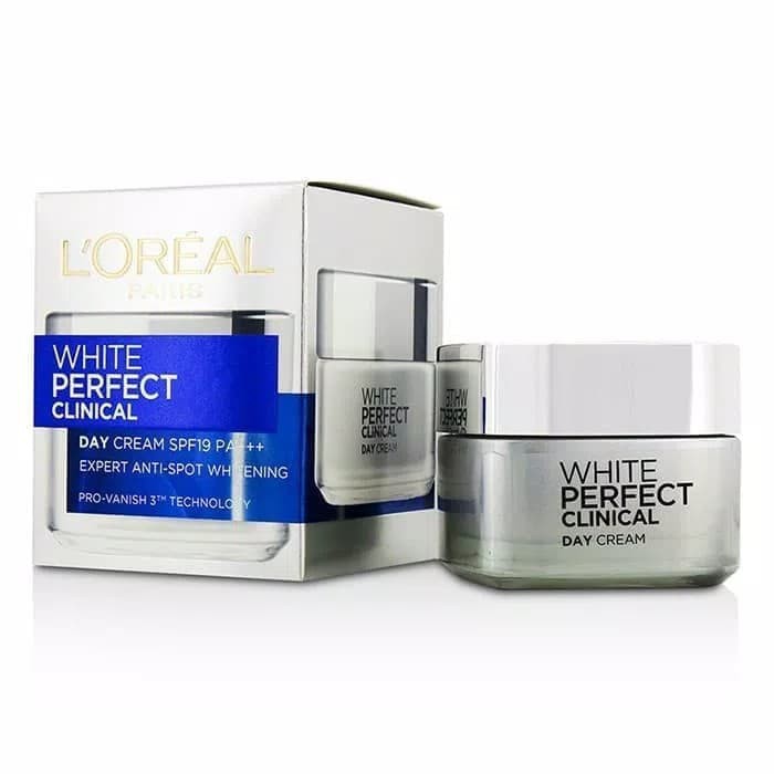 L'Oreal Paris Dermo White AURA Perfect Clinical DAY CREAM SPF 19 50ml - Krim Wajah Pagi Siang Loreal