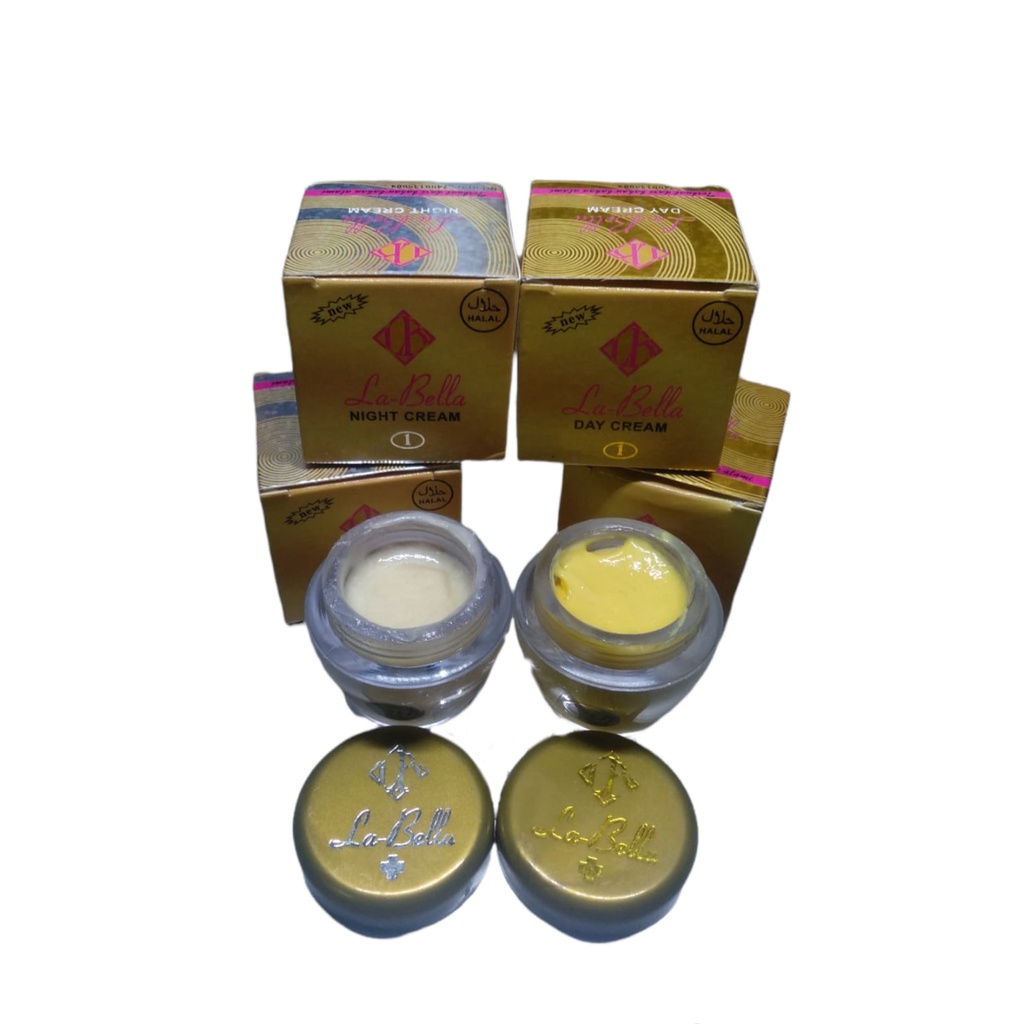 ( ECER) CREAM LABELLA GOLD SIANG Original / MALAM / LABELLA CREAM / La Bella