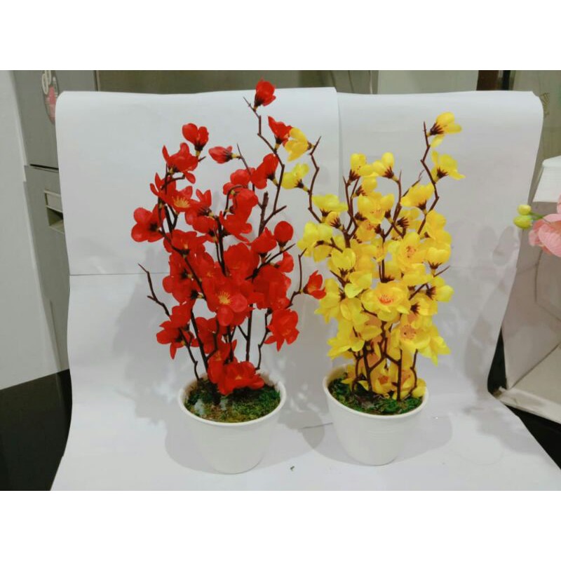 ⭐️ Jendela Kosmetik ⭐️ Bunga Hias / Bunga Sakura Hias / Pajangan Bunga sakura / Bunga Plastik / Bunga Plastic