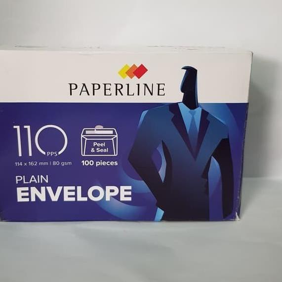 

Termurah!! KODE-764 Amplop Putih PAPERLINE 110 Plain / Amplop PAPERLINE 110pps