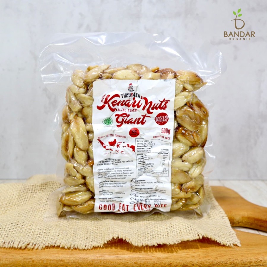 

Giant Kenari Nuts Roasted / Kacang Kenari Panggang 500gr