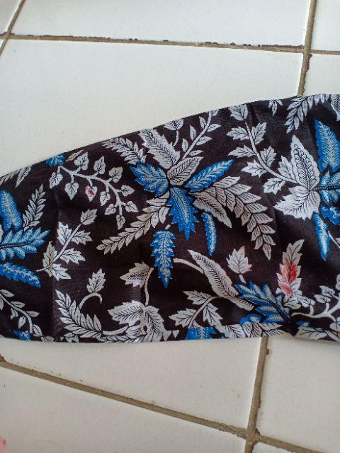 Batik Couple Keluarga Sania Ruffle Ori Ndoro Jowi Dnt Blarak Biru