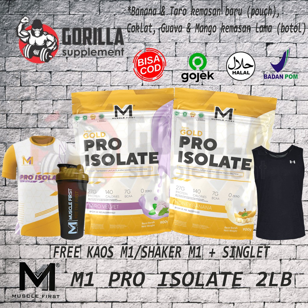 Jual Muscle First Pro Isolate 2lbs / 900 Gram Gold Series MuscleFirst ...