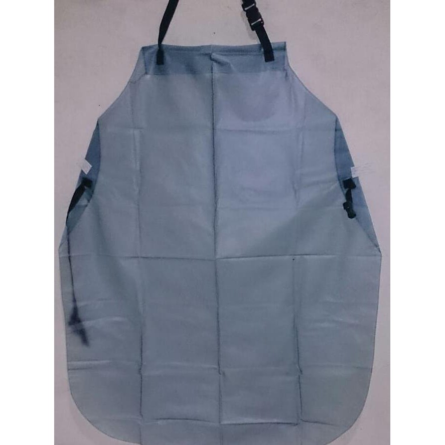 Jual Celemek Apron Celemek Pvc Vinyl Vinil Full Tahan Anti Air Biru Transparan Celemek