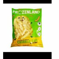 

Kentang Frozenland crinkle cut 1kg promo termurah