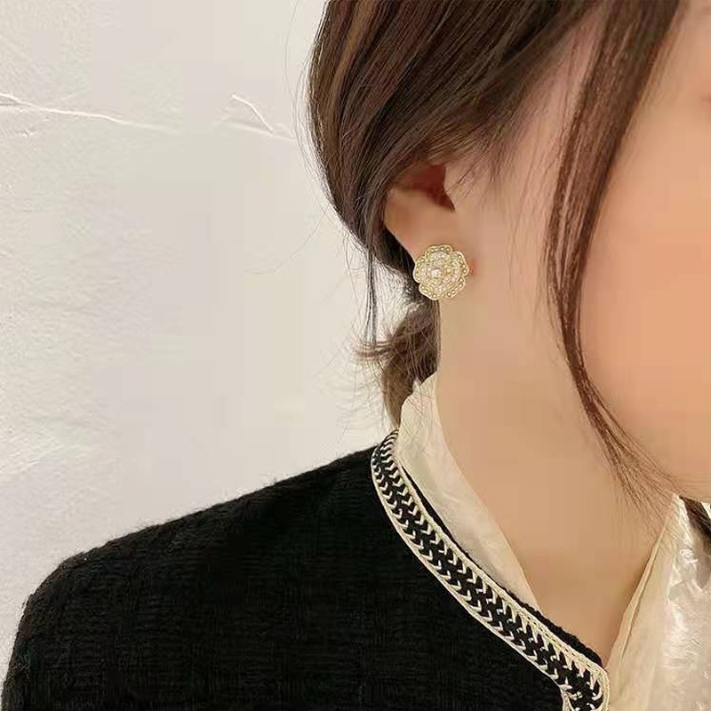 Anting Tusuk Lapis Silver 925 Gaya Korea Untuk Wanita