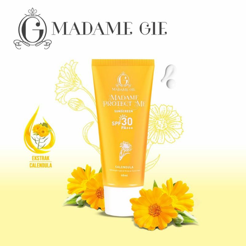MADAME GIE Madame Protect Me Sunscreen SPF 30 PA +++ &amp; SPF 50 PA ++++ With Calendula
