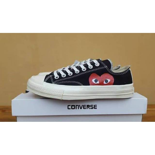 Sepatu Converse Play Fullwhite Putih Sneakers Casual Import Premium Vietnam Kado Hadiah Ultah