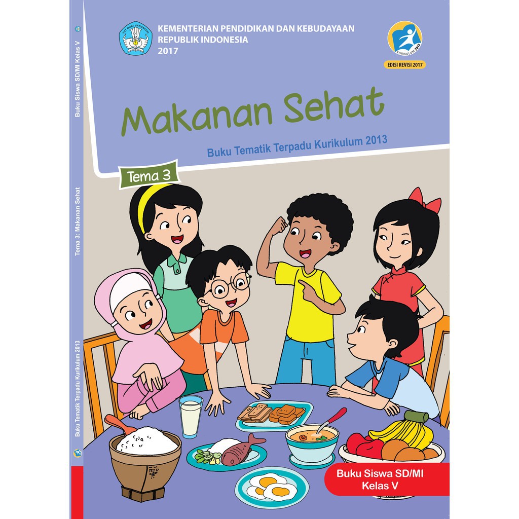 Buku Tematik Sd Kelas 5 Tema 3 Makanan Sehat K13 Revisi Shopee Indonesia