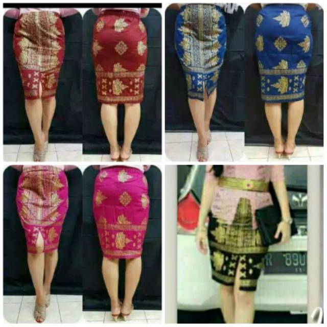 Rok Pendek Motif barong bawahan kebaya Bali