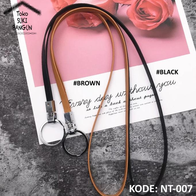 

Office & Stationery | Document Organizer | Tali Lanyard Name Tag Id Card Strap Pu Leather Plain Deluxe Nt-007 | Best Seller