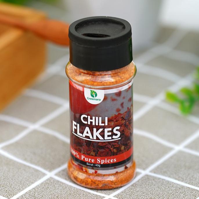 

Cuci Gudang Awal Tahun Greenara Chili Flakes / Cabe Kering Big Sale