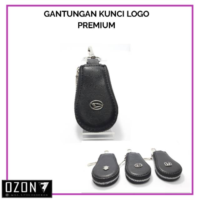 Gantungan kunci mobil motor logo honda OVAL premium