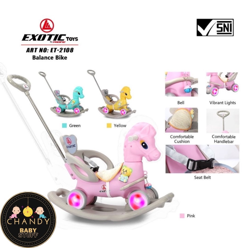 Mainan Anak Kuda - Kudaan Dino 3 In 1Exotic ET 2110, ET 2108, MOLION M1006
