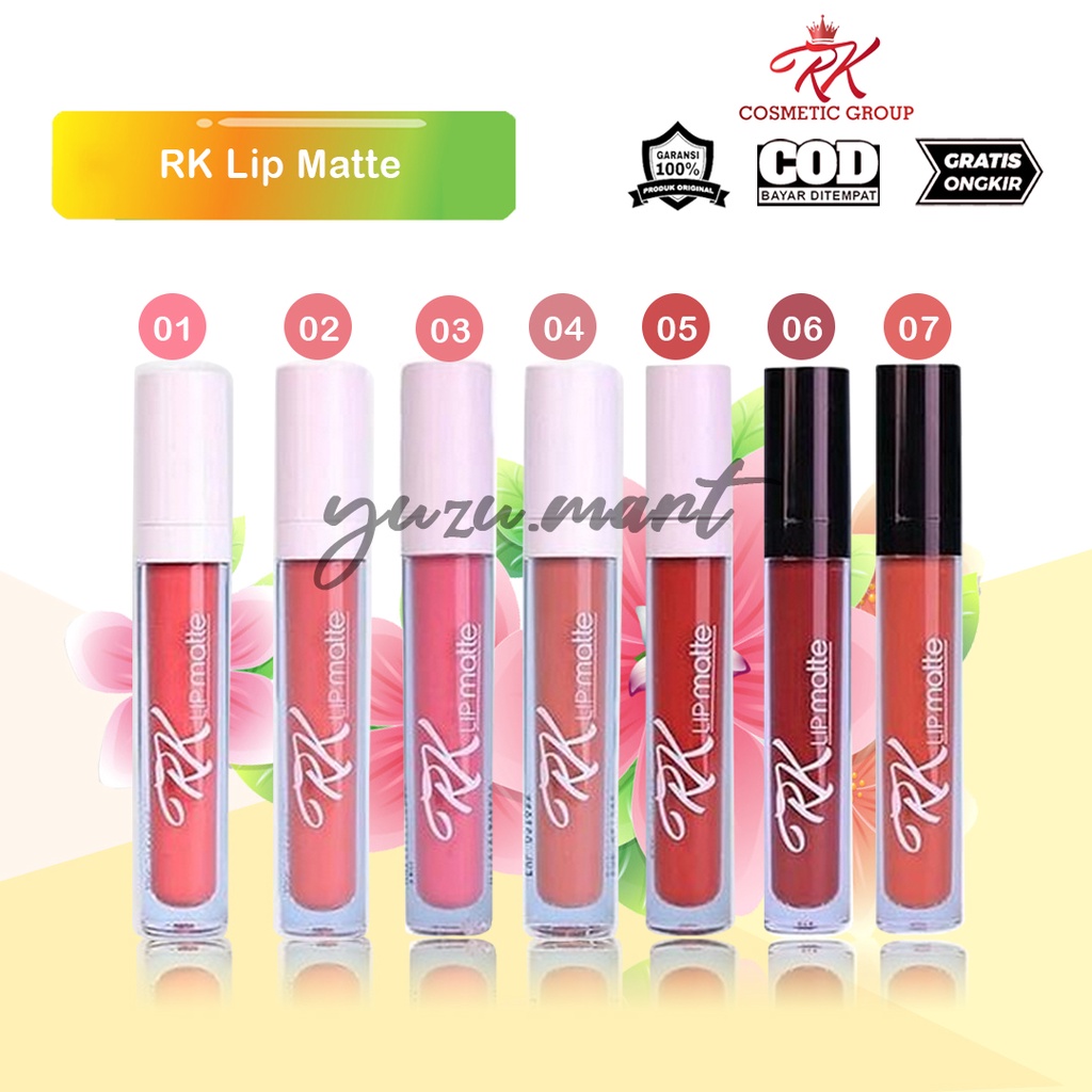 ✨yuzumart✨ RK Glow LIP MATTE - RK Lipstik Matte - Lipstik RK Lip Matte Original